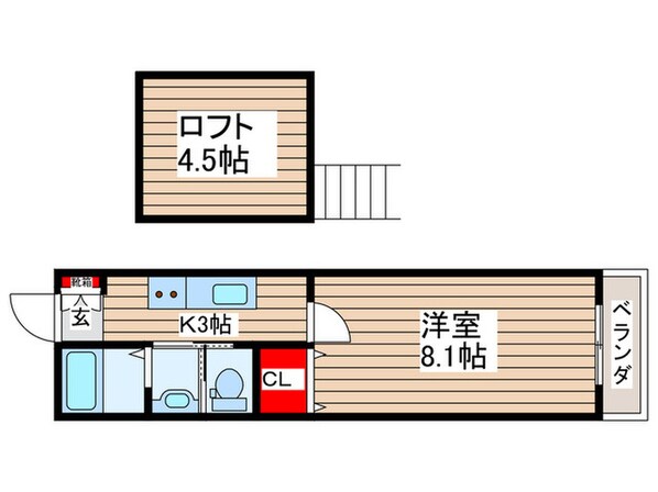 フォンテーヌの物件間取画像